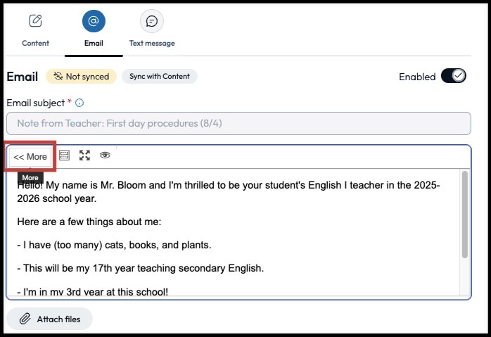 More button to expand out the editor.png